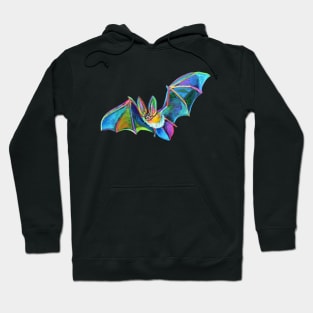 Cute HALLOWEEN FLYING BAT Sticker Hoodie